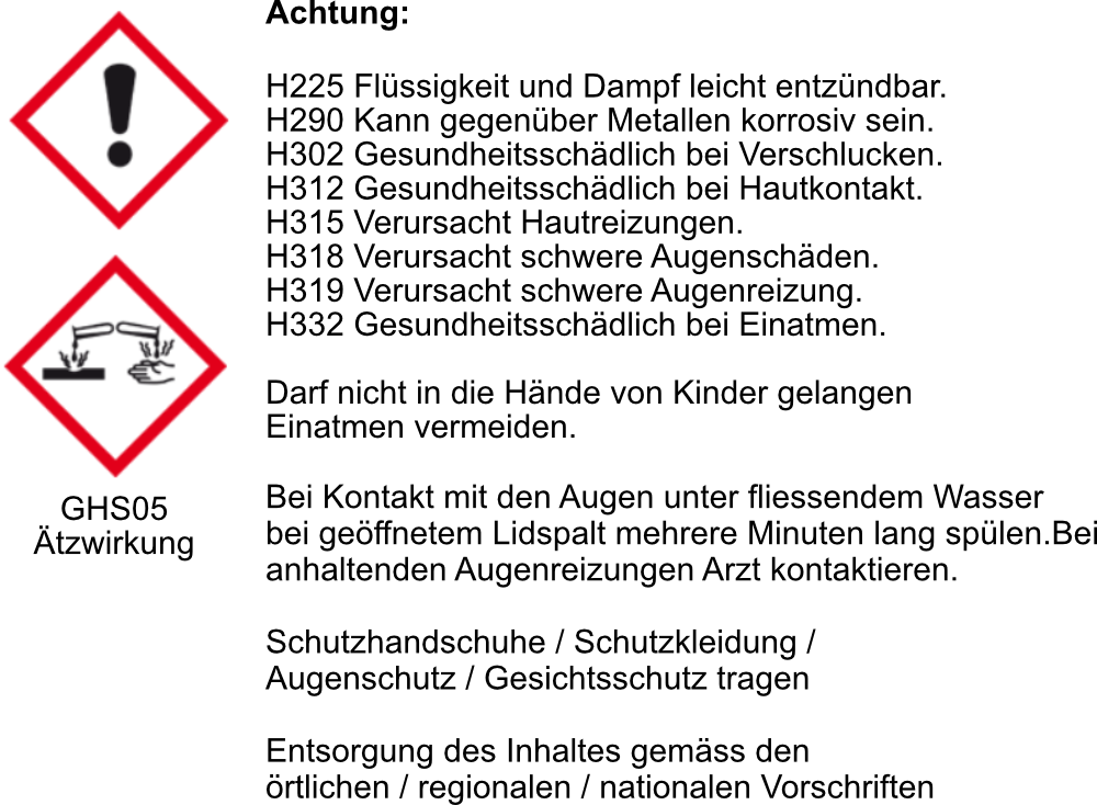 Sicherheitshinweise Motor Chassisreiniger